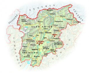 Trentino alto adige mappa