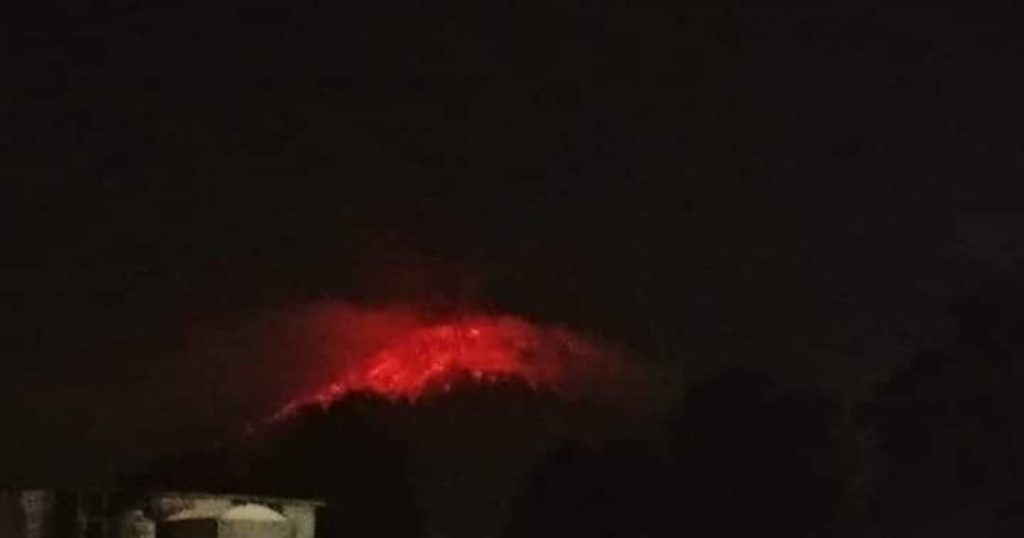 esplosione vulcano Popocatepetl Messico