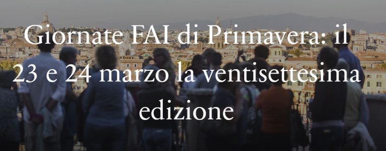 giornate fai di primavera