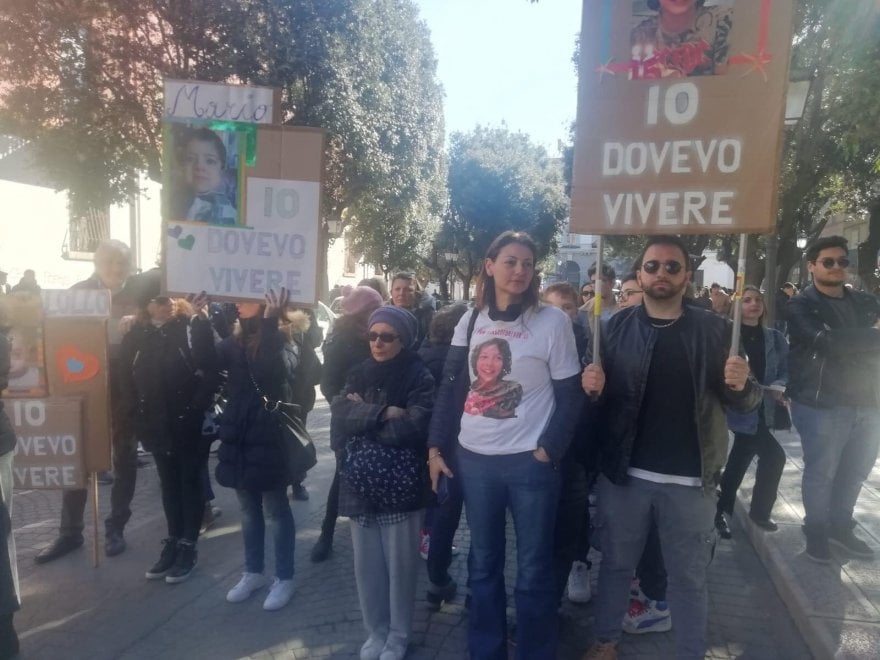 manifestazione Taranto clima