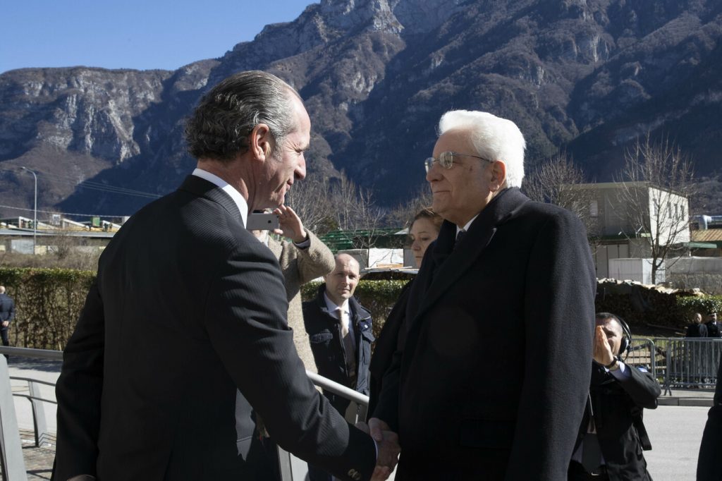 s mattarella longarone belluno vajont