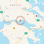 Terremoto, forte scossa in Grecia: magnitudo 5.2 nel Golfo di Corinto, paura nella Focide