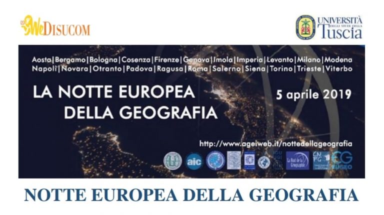 Notte europe della geografia 2019