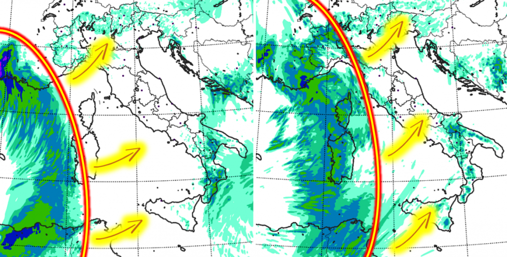 allerta meteo italia sabato 6 aprile