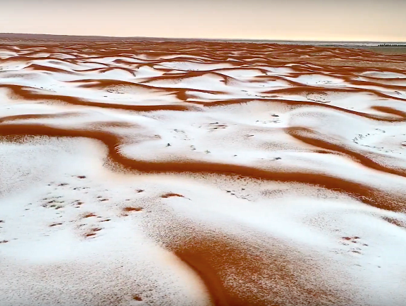 neve deserto arabia saudita