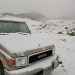 Incredibile in Arabia Saudita, una rarissima neve imbianca il deserto a inizio Aprile [FOTO e VIDEO]