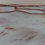 Incredibile in Arabia Saudita, una rarissima neve imbianca il deserto a inizio Aprile [FOTO e VIDEO]