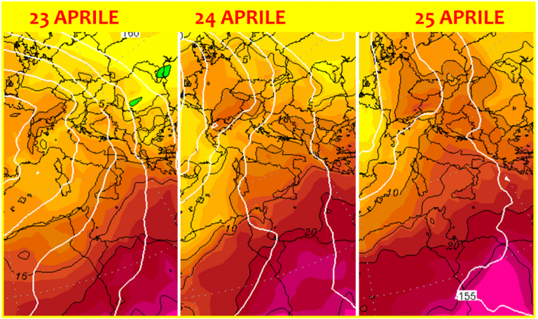 previsioni meteo 25 aprile 2019