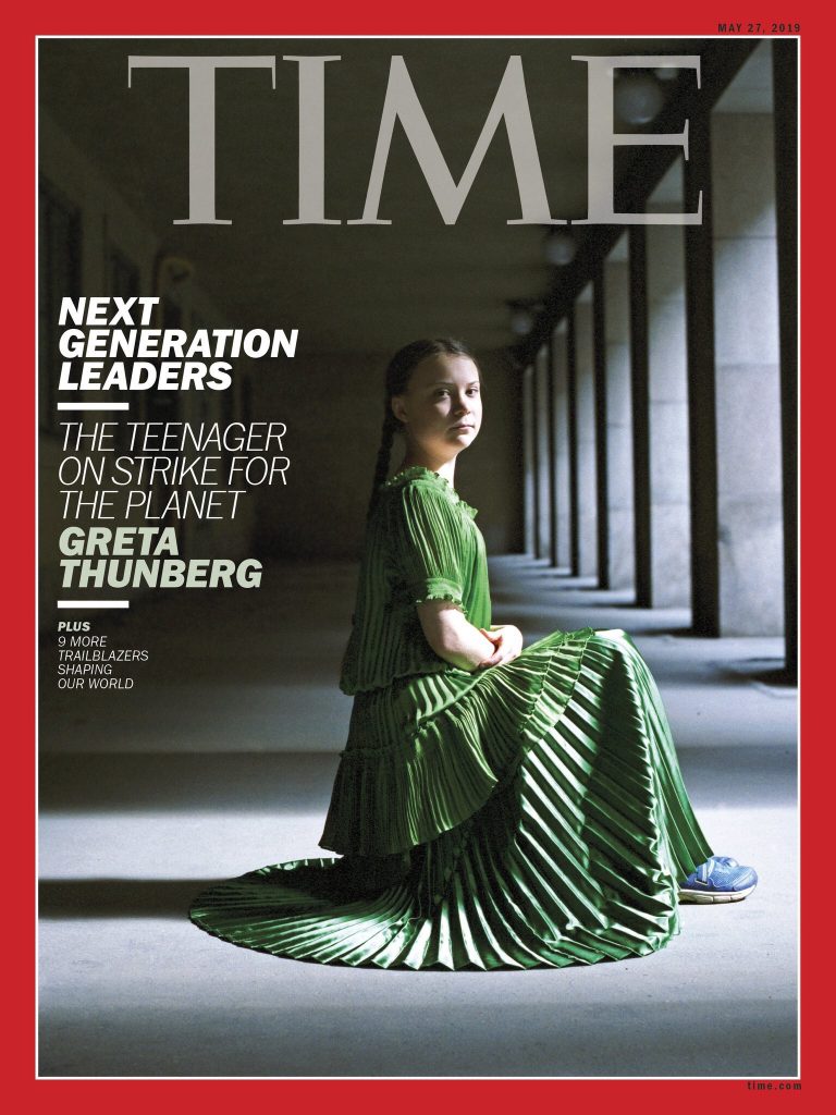 Greta Thunberg time magazine copertina