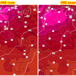 Meteo, nel pomeriggio il picco massimo dell’ondata di caldo africano: oltre +40°C al Centro/Nord [DATI LIVE]