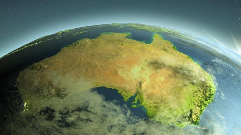 Australia dallo spazio Nasa