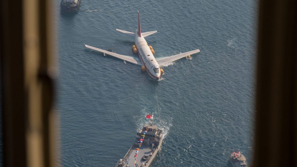 aereo affondato turismo