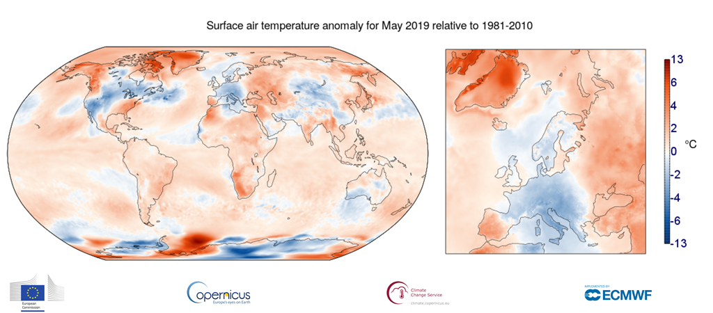 temperatura maggio 2019