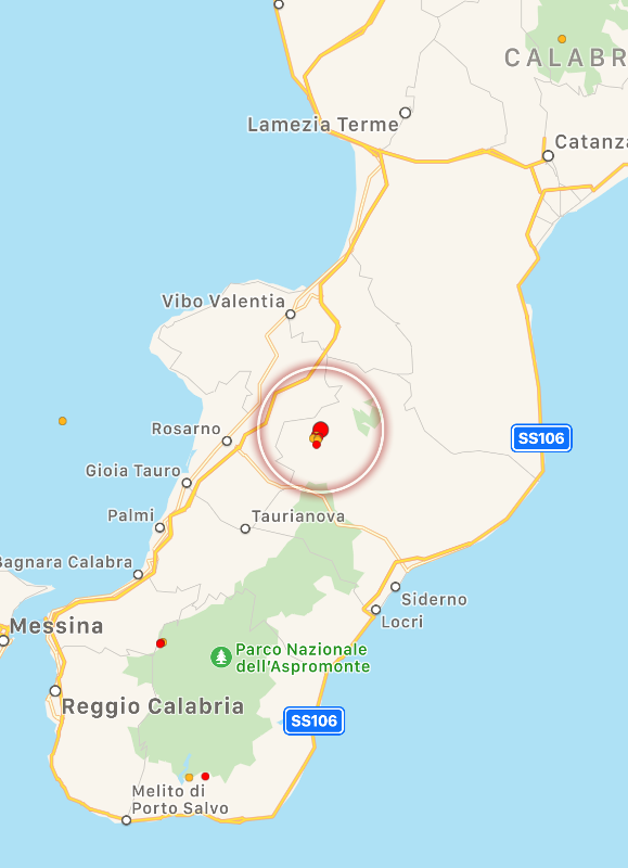 terremoto calabria oggi