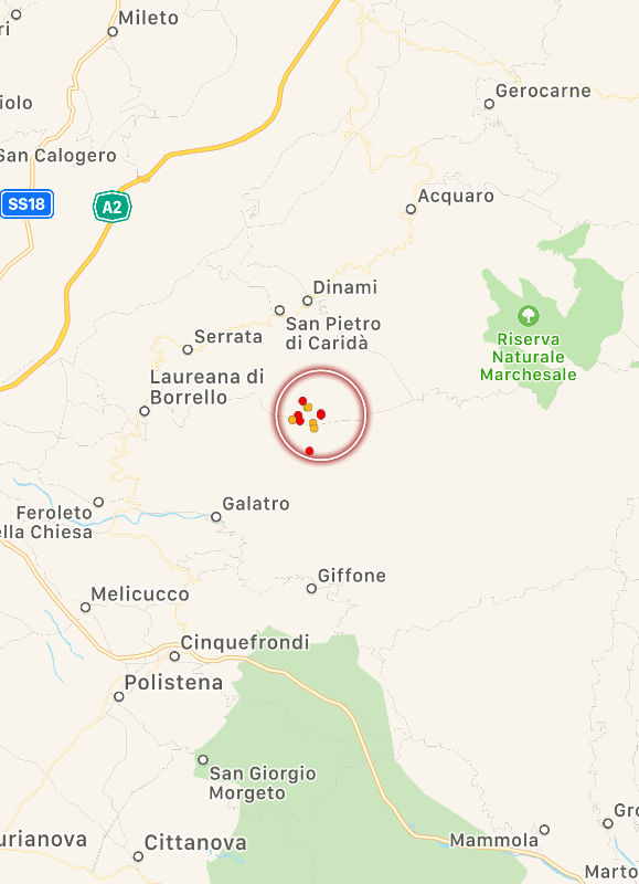 terremoto calabria oggi