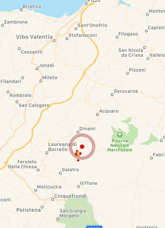 terremoto calabria oggi