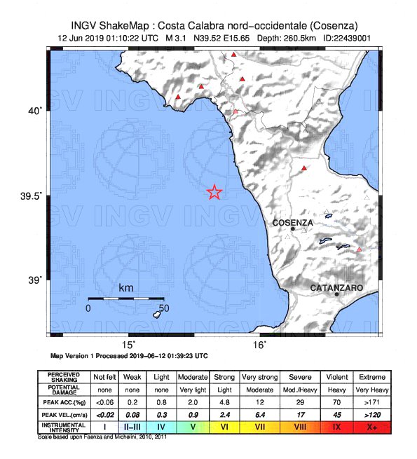 terremoto cetraro cosenza