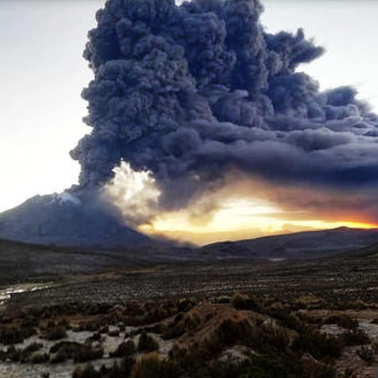 vulcano Ubinas Perù