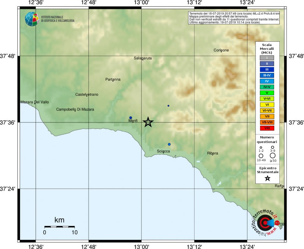 terremoto menfi