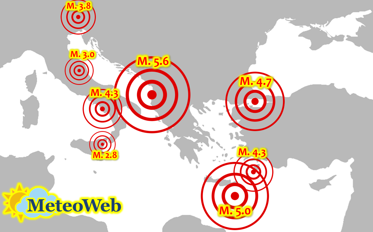 terremoti italia mediterraneo 22 24 settembre 2019