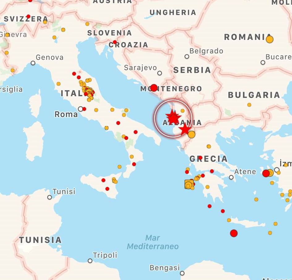 terremoto albania