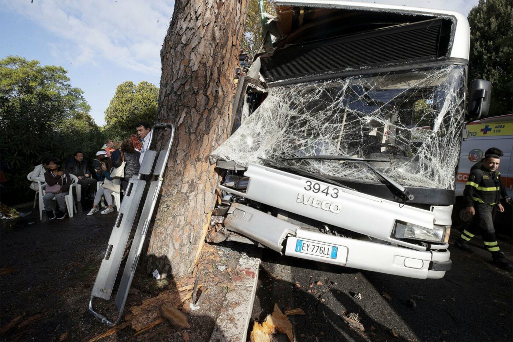 roma incidente cassia