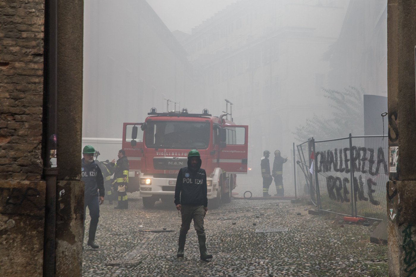 incendio cavallerizza torino