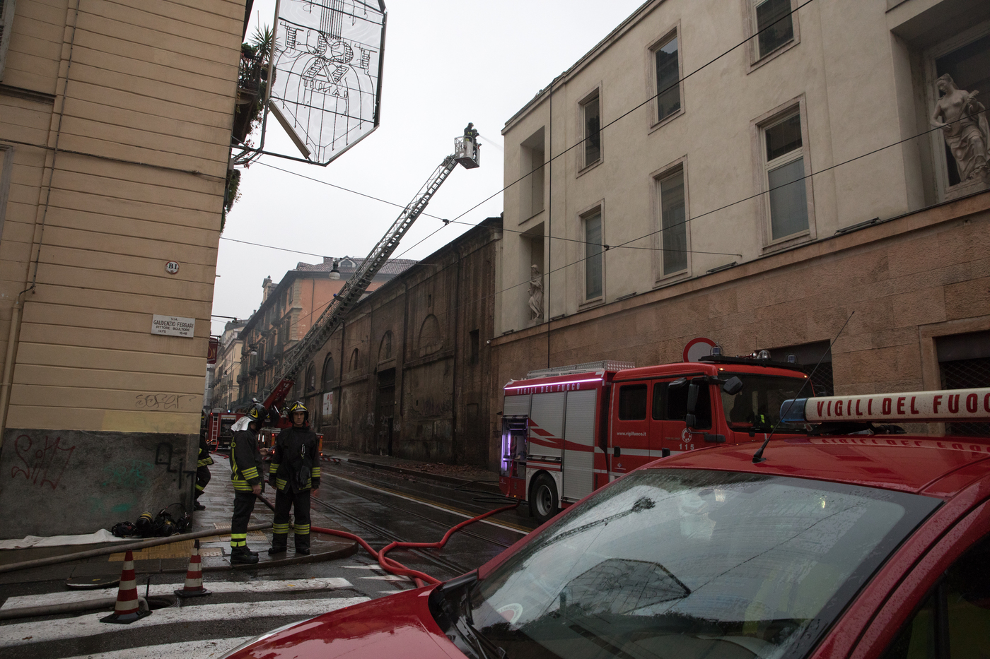 incendio cavallerizza torino