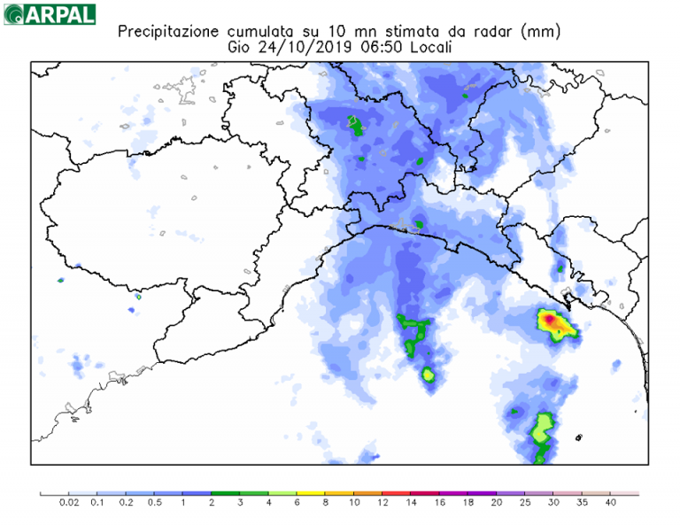 maltempo liguria