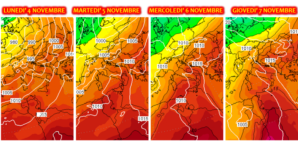 previsioni meteo italia novembre 2019