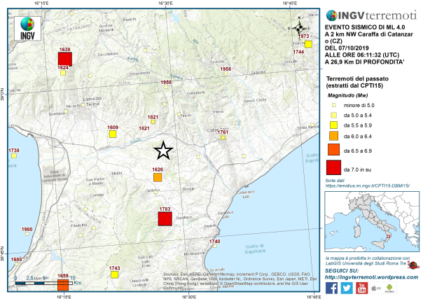 terremoto calabria