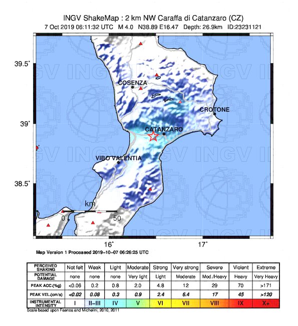 terremoto calabria