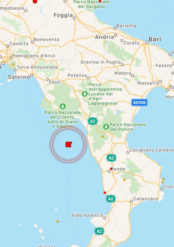 terremoto oggi calabria cosenza