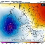 Allerta Meteo, intenso ciclone nel Golfo di Biscaglia: forti piogge e vento fino a 140km/h sulla Penisola Iberica, poi colpirà l’Italia [MAPPE]