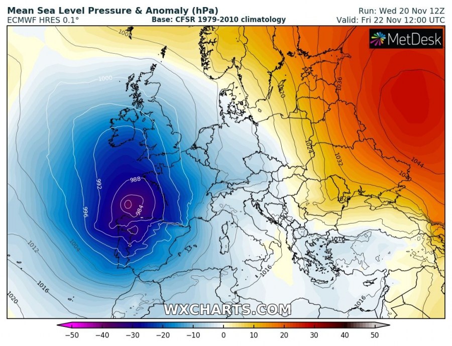 Allerta Meteo Intenso Ciclone Nel Golfo Di Biscaglia Forti Piogge E