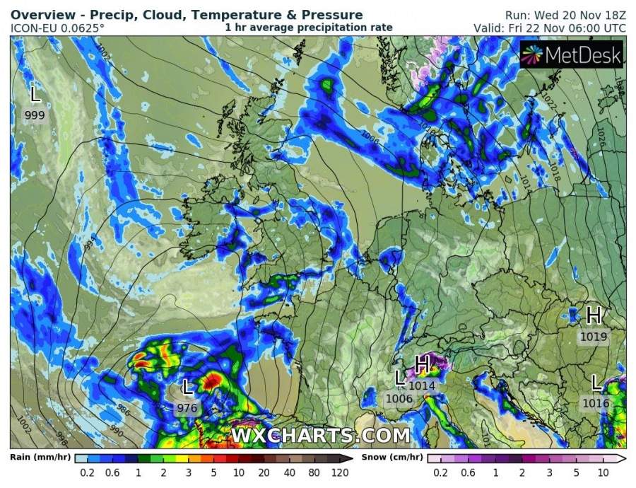 Allerta Meteo Intenso Ciclone Nel Golfo Di Biscaglia Forti Piogge E