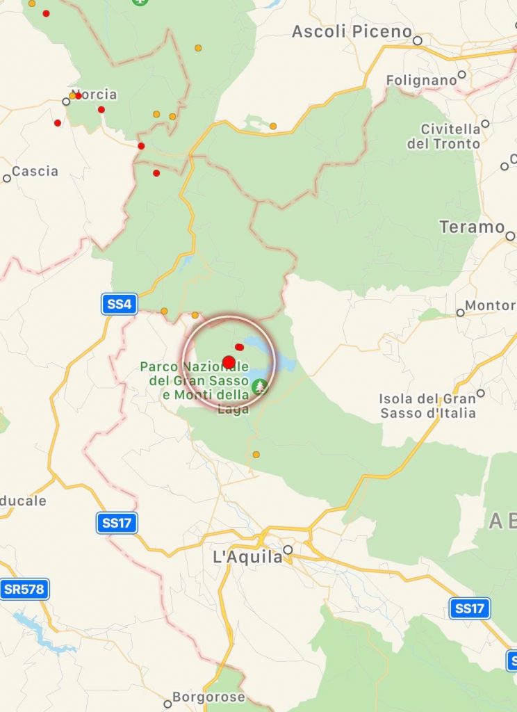 Capitignano terremoto l'aquila