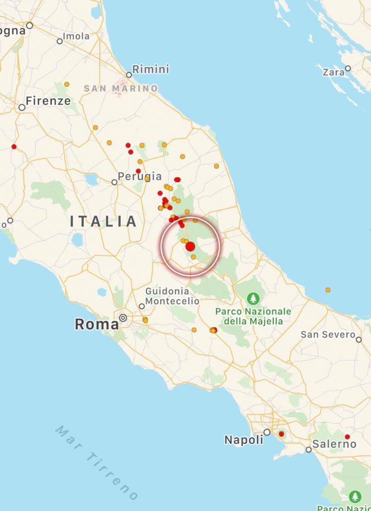 Capitignano terremoto l'aquila