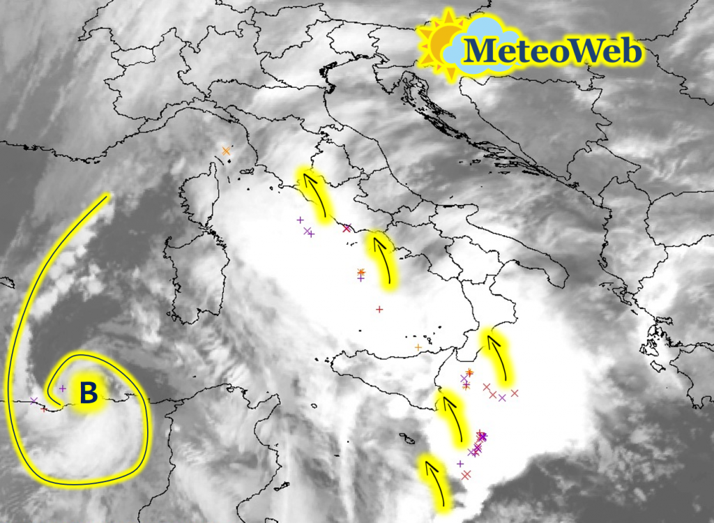 Maltempo Ciclone Mediterraneo Italia 11 Novembre 2019