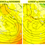 Allerta Meteo, il Ciclone arriva sul Tirreno e porta il maltempo anche al Sud: allarme anche per Lunedì