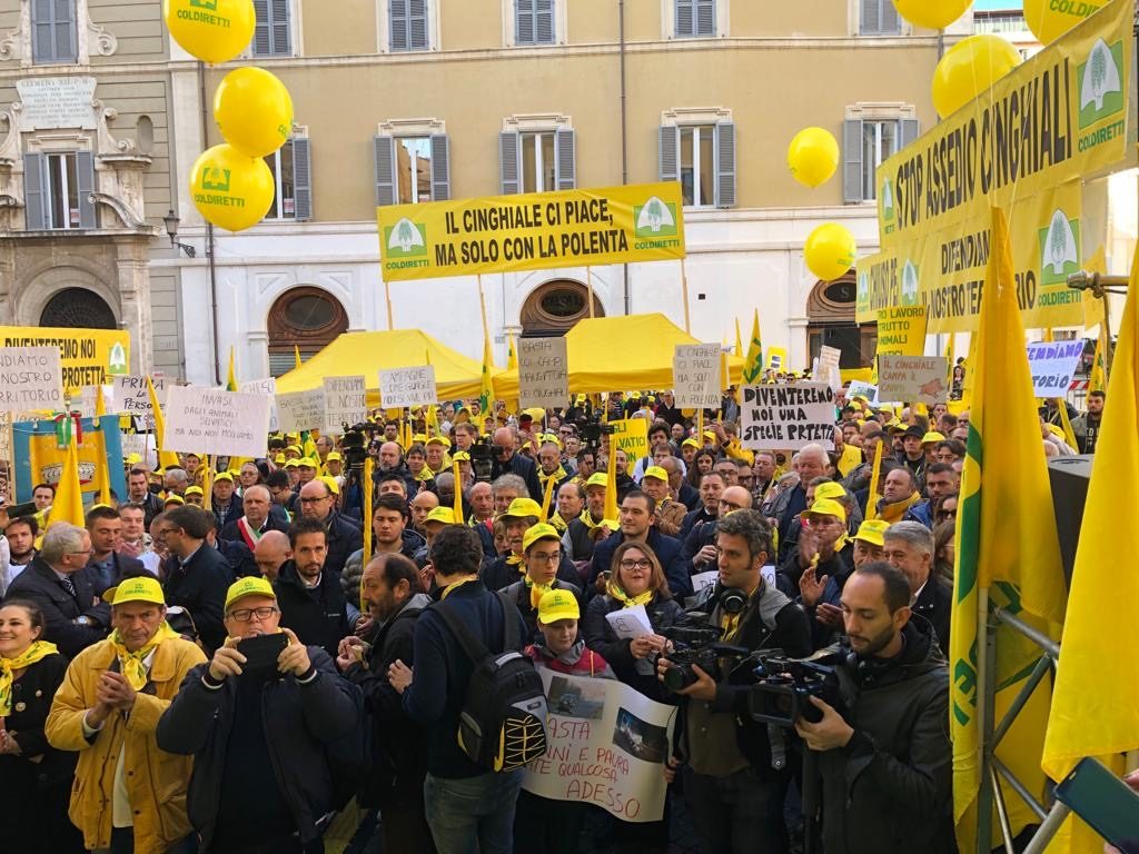 Piazza Montecitorio Coldiretti