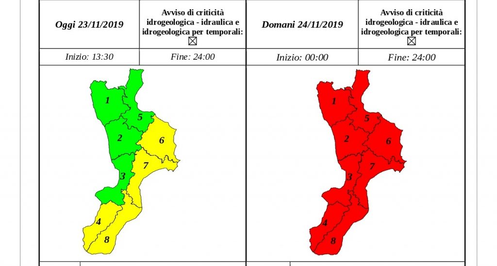 allerta meteo calabria 24 novembre 2019 (1)