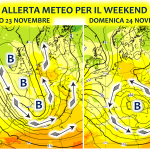 Allerta Meteo, FOCUS sulla TEMPESTA Mediterranea che attraverserà l’Italia nel weekend: alto rischio alluvioni