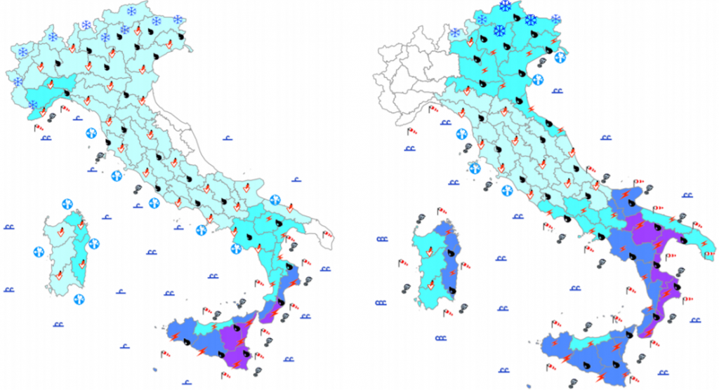 allerta meteo protezione civile