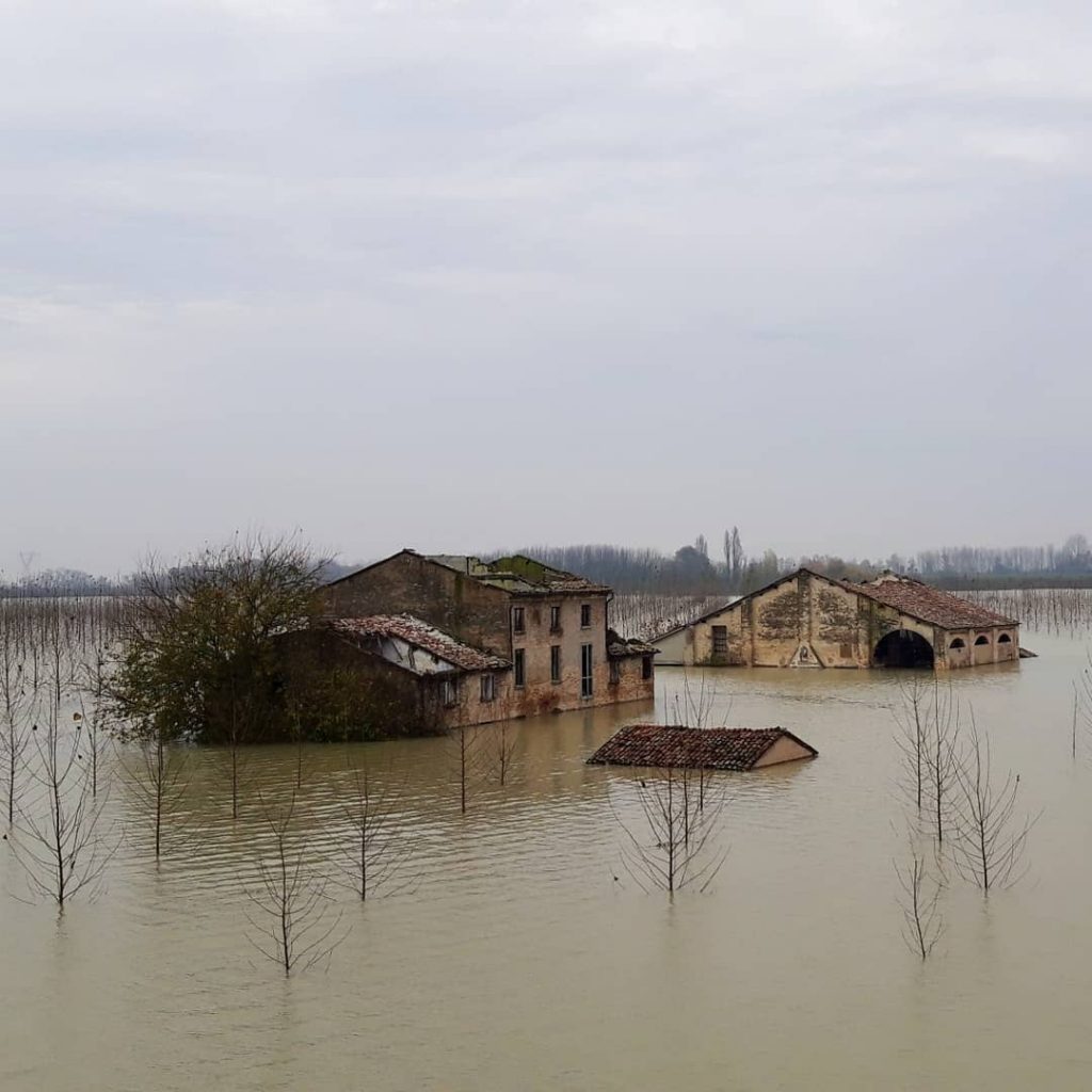 fiume po piena 27 novembre 2019