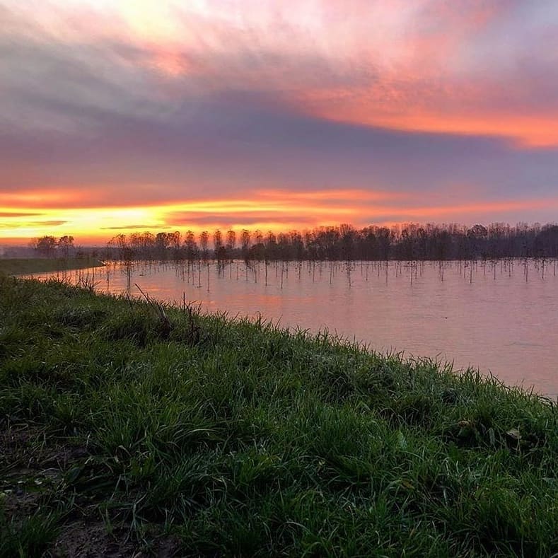 fiume po piena 27 novembre 2019