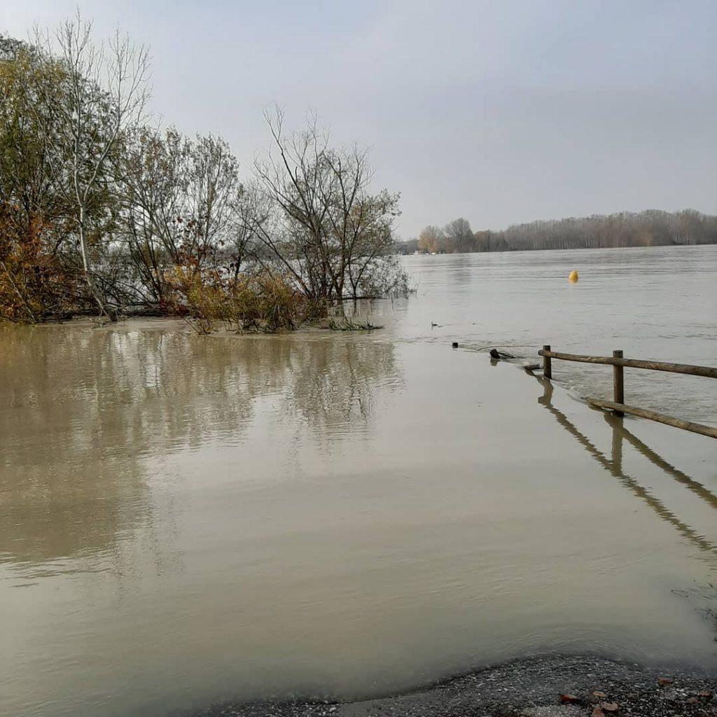 fiume po piena 27 novembre 2019