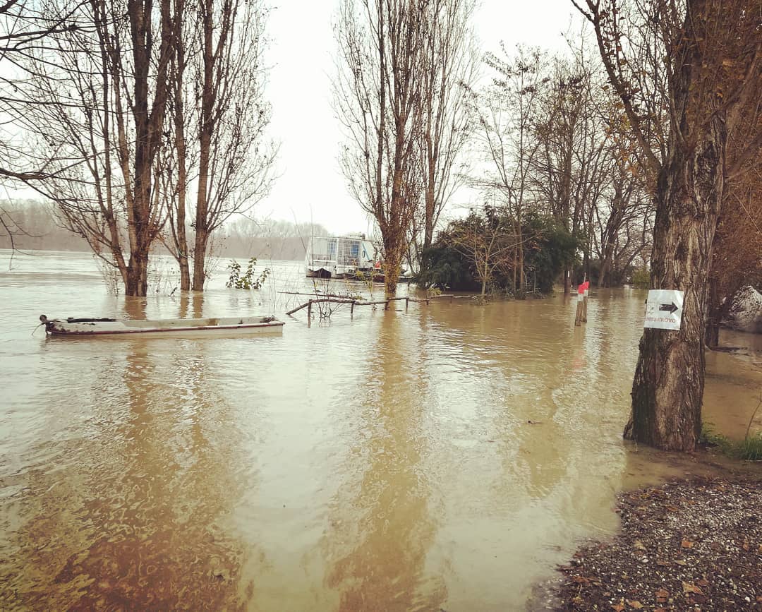 fiume po piena 27 novembre 2019