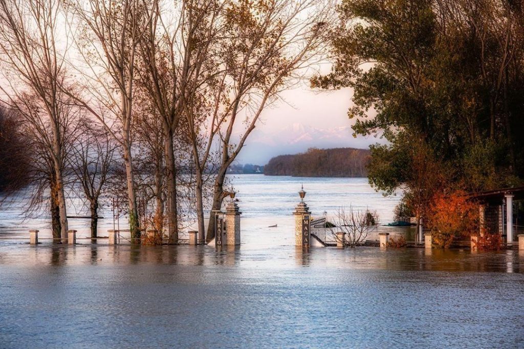 fiume po piena 27 novembre 2019