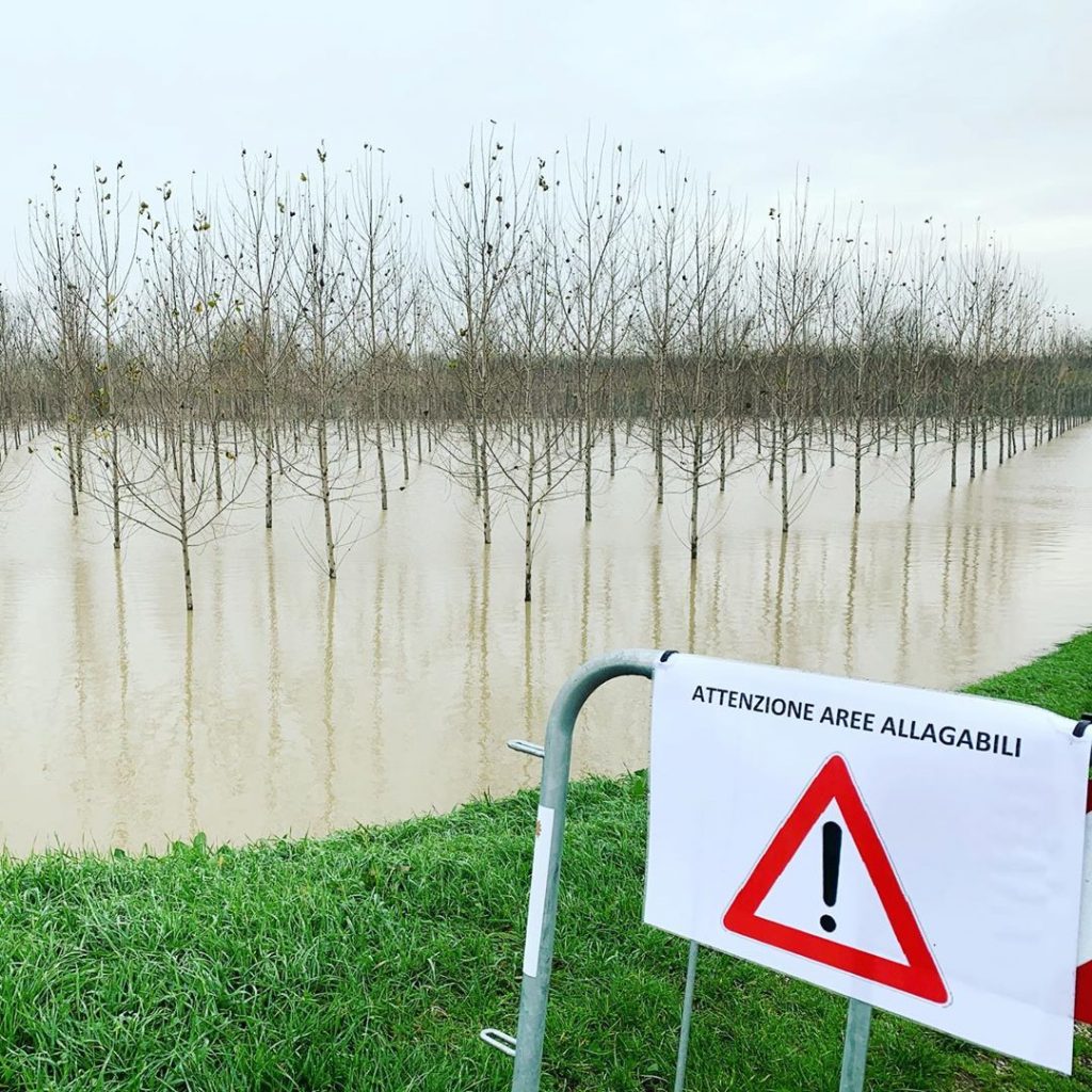 fiume po piena 27 novembre 2019